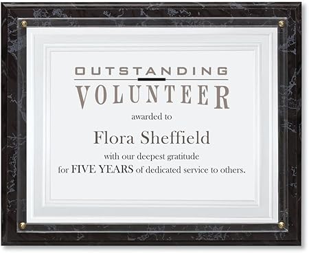 PaperDirect Black Marble Wall Plaque Kit, Diploma Holder, Certificate Holder, Certificate Cover For School, Work, Diplomas, Graduation Awards