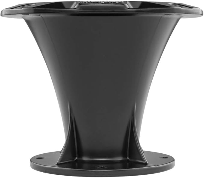 DS18 PRO-HA102BK 2" 100 Aluminum Bolt On Horn (Black) - Waveguide Exit Horn for Compression Drivers
