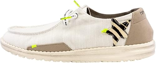 Hey Dude Womens Wendy Womens Shoes Womens Lace Up Loafers Comfortable & Light-Weight