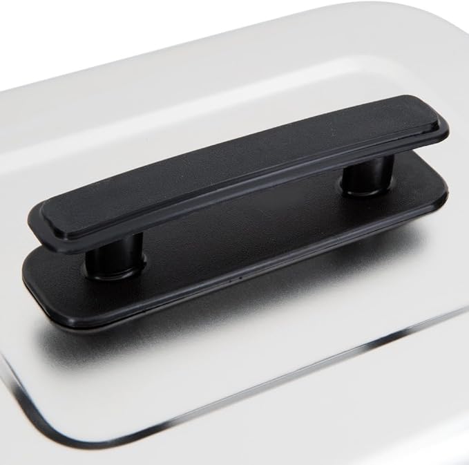 Soro Essentials- 8 Qt. Stainless Steel Chafer Dome Cover with Plastic Black Color Handle- Chafers and Buffet Warmer Cover for Catering Event Party Holiday Buffet Weddings Catering