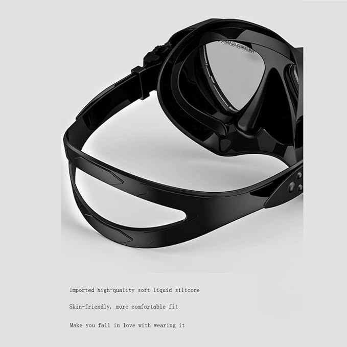 Diving Goggles Snorkeling Diving Diving Goggles Large Frame HD Adult Men and Women Snorkeling Swimming Snorkel Diving Equipment Tempered Glasses Diving Anti-Fog Snorkeling