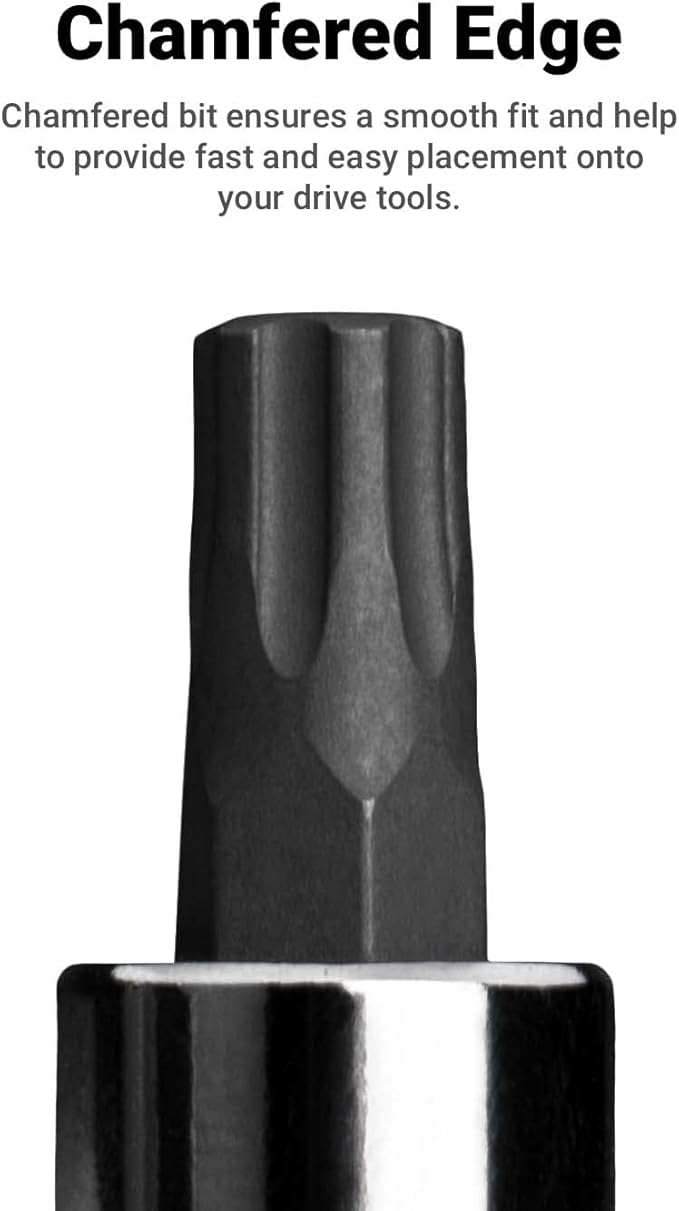 Capri Tools TP55 Star Plus Bit Socket, 38 in. Drive