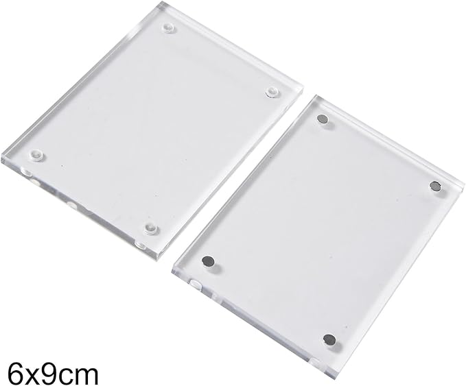 Acrylic Picture Frame, Transparent Acrylic Picture Frame, Magnetic Poster Stand, Magnetic Frames(6x9cm)