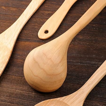 Wooden Spoons Wooden Shovel Cooking Shovel Wooden Kitchen Utensils Wooden Shovel Spatula-Coat