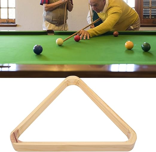 flexman Pool Ball Rack, Wooden Billiard Ball Rack, Pool Table Ball Holder Positioning Rack, Sports Supplies Accessories for for Snooker or Pool