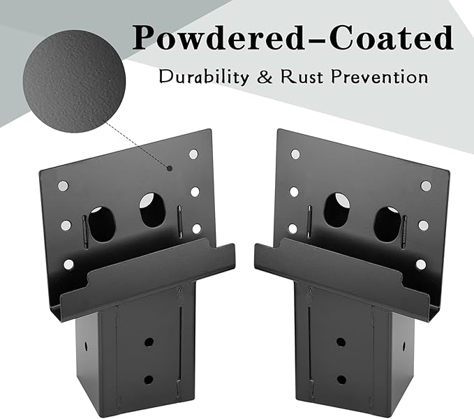Mofeez Outdoor 4x4 Compound Angle Brackets for Deer Stand Hunting Blinds Shooting Shack (Set of 4)
