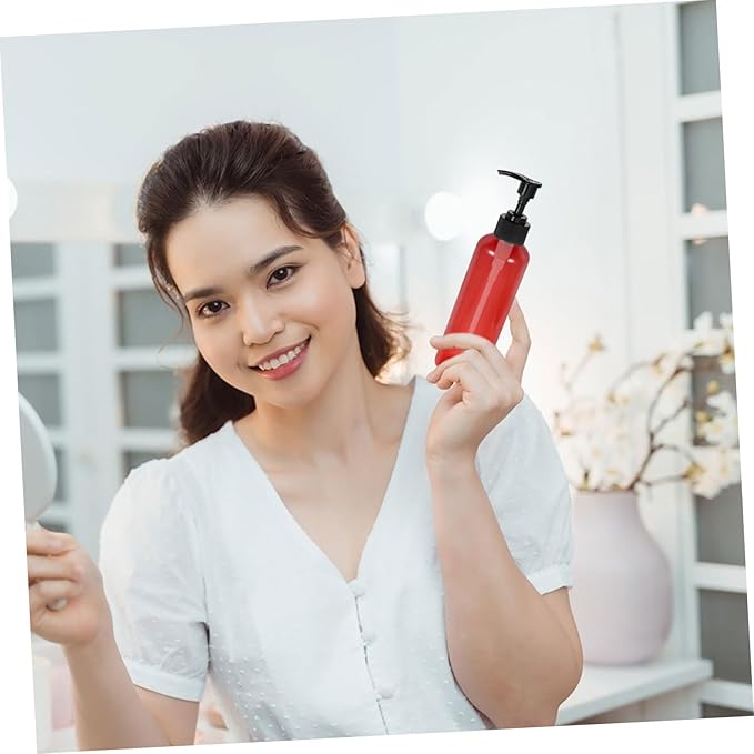 Handheld Airless Pump Bottle for Lotion Shampoo Conditioner Mini Travel Size