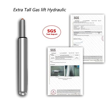 14" to 22" Long Adjustable Gas Lift Cylinder Tube for Office Chair Stool Replacement Parts,Heavy Duty Hydraulic Pneumatic Cylinder Shock Piston (8"Stroke)