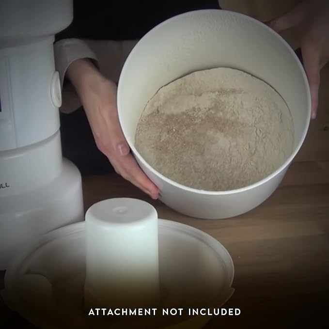 Wondermill Complete Canister Assembly: Upgrade Your WonderMill with Complete Canister Assembly - Includes Canister, Flour Tube Lid, Cyclo Cup, and Filter