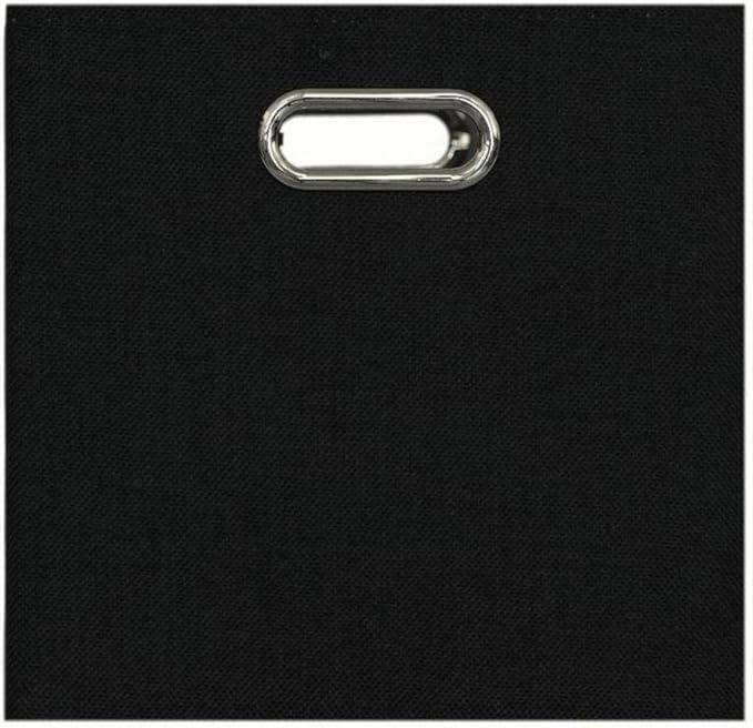 MBETA Pure Color Thickened Linen Storage Basket Fabric Clothes Sundries Finishing Box Household Folding Storage Box Artifact