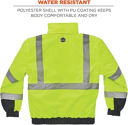 Ergodyne Standard Hi Vis Bomber Safety Jacket
