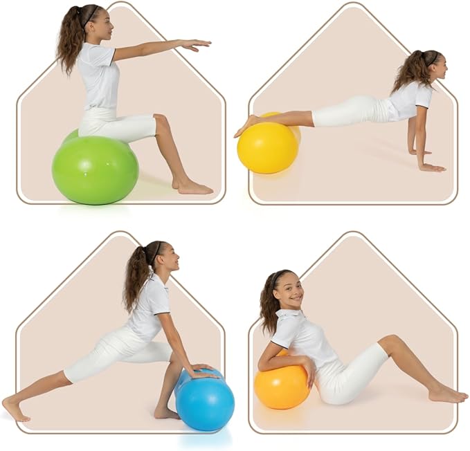 Milliard Peanut Ball Physio Roll for Exercise, Therapy, Labor, Birthing and Dog Training