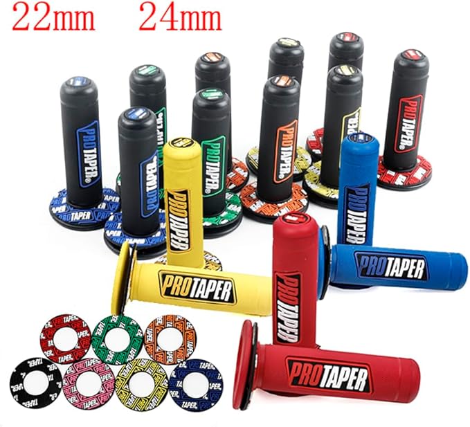 78" Motorcross Handle Grips Dirt Bike 22mm 24mm Truster Grips Motorcycle Ergonomic Bar End Non Slip Grip Gel Gep Scooter Cruiser Racing Mountain