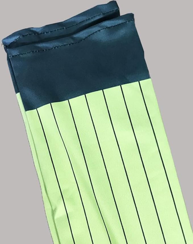 Anime Kanroji Mitsuri Cosplay Socks Costume Halloween Uniform Green Stripe Knee Socks