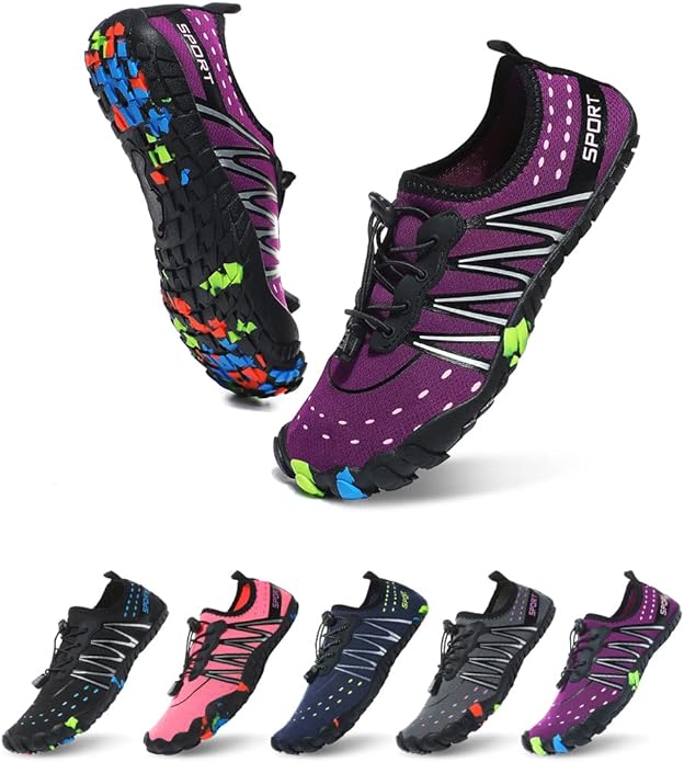 ziitop Water Shoes for Men Women Beach Barefoot Swim Rock Climbing Pool Shoes Socks, Anti-Slip Breathable Quick Dry Lightweight Slip-on, Outdoor Sport Hiking Walking Boating Fishing Diving Surfing