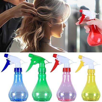 Spray Bottles Mist Stream, Plastic Spray Bottles,Plastic Water Spray Bottle for Hair, Plants, Cleaning Solutions, Pet,Vinegar,Easy to Use (Green)