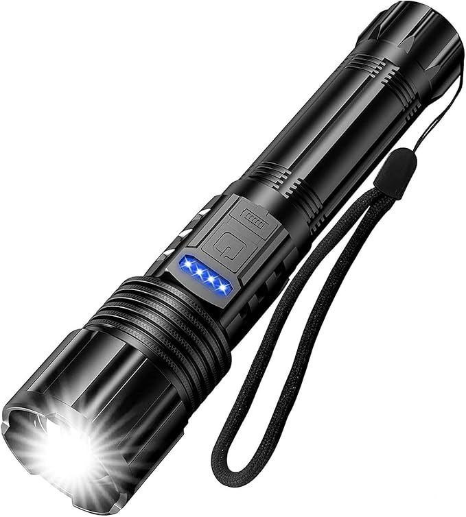 LED TorchCompact Handheld Battery Powered,Mini Torch Water Resistant for Camping, Tactical Torch Flashlights with High Lumens, Mini Flashlight for Emergency Outdoor Use, Super Bright