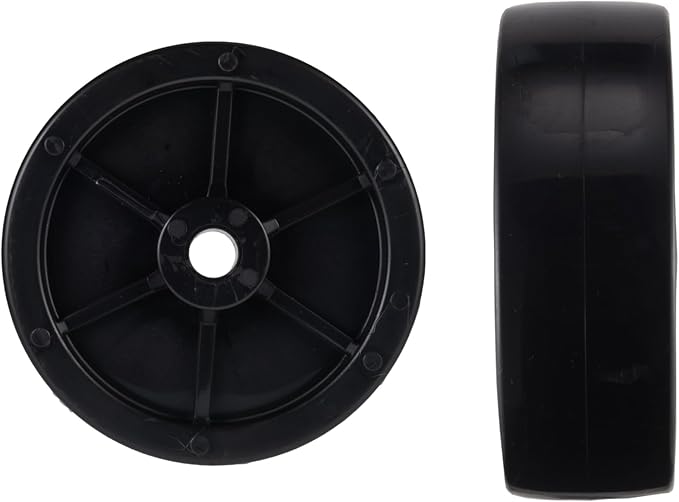 Plutreas 6-Inch Boat Trailer Jack Wheels Freight Dolly Wheel Replacement with Hardware (2 Pack)