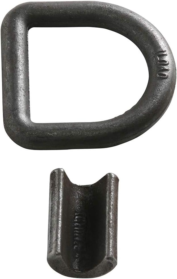 DC Cargo Weld-On D-Ring Tie-Down Anchors – 5/8" (4 Pack) Heavy-Duty Forged Steel with 18,900 lb. ABS – Rotating D-Rings Secure & Durable for Trailers, Trucks, Warehouses, Docks