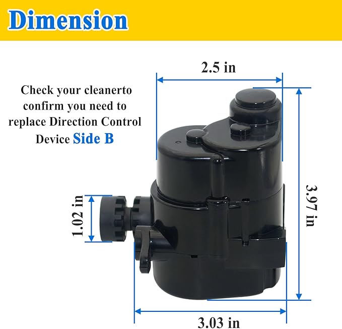 R0524800 SideB Direction Control Device Replacement, for MX8MX6 Series In Ground Automatic Pool Cleaners