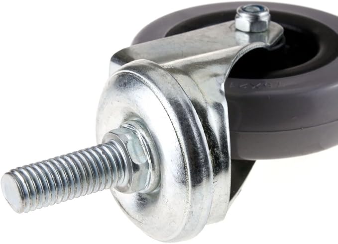 Micro Traders 3 Inch 75Mm Swivel Bolt Hole Castor Wheels Trolley Furniture Caster X 2