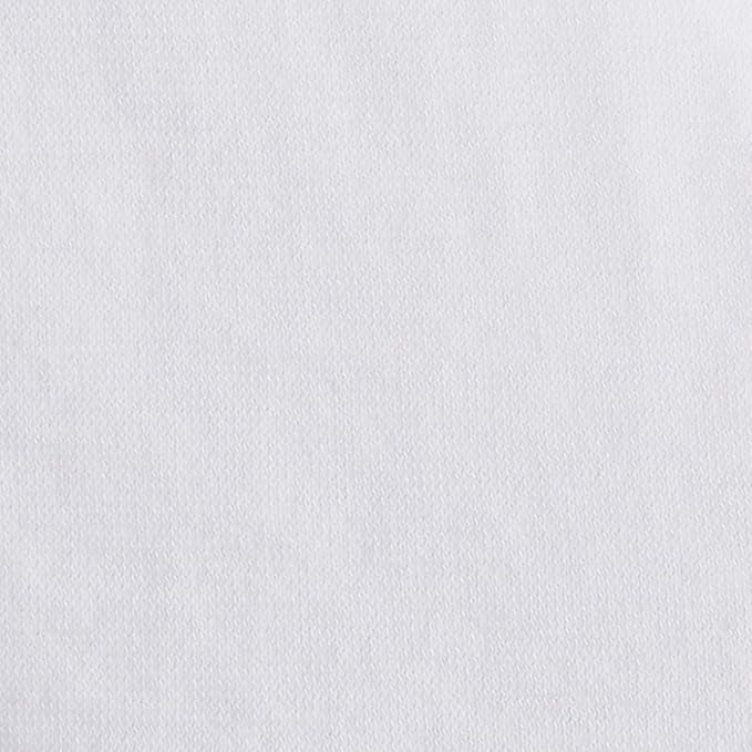 Basics 4 Piece Bed Sheet Set, 100 Cotton Jersey, Includes Super Soft, Flat and Fitted Sheets, Pillowcase, King, White, Solid