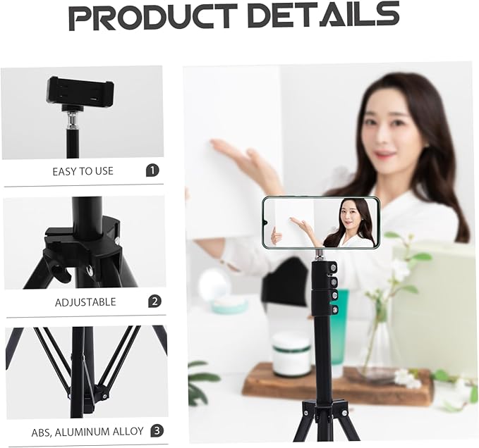balacoo Sturdy Projector Support Stand Tripod Design for Outdoor Use and Versatile for Multiple Devices