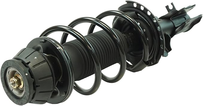 TRQ Front Left Complete Strut & Coil Spring Assembly Drivers Side Compatible with 2012-2017 Hyundai Accent Kia Rio