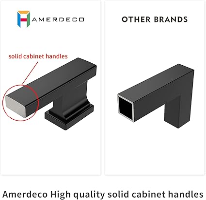 Amerdeco 6 Pack Champagne Bronze Cabinet Pulls 7 Inch Hole Center Gold Drawer Pulls Cabinet Hardware Kitchen Cabinet Handles for Bathroom Dresser Pulls ZH00013
