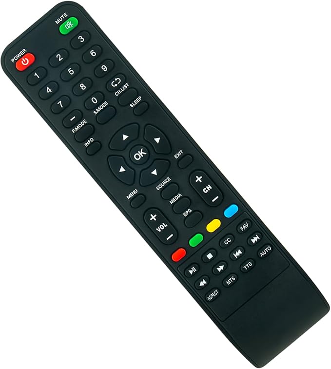 Replaced Remote Control -ALLIMITY- Compatible with Supersonic Smart LED LCD HDTV TV Remote Control SC-1511