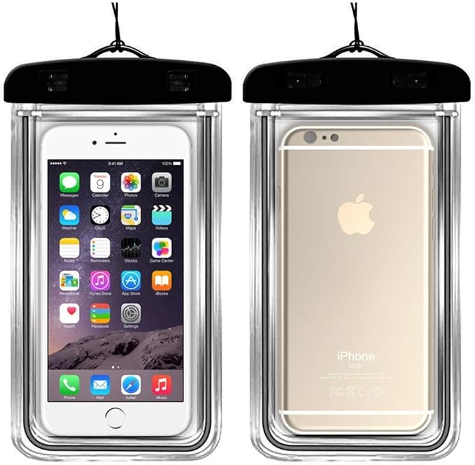 Waterproof Case Underwater Bag Compatible with TCL 30 XL/40 XL/50 XL//50 Pro/50 XL NXTPAPER, Floating Cover Touch Screen IPX8 Pouch Clear