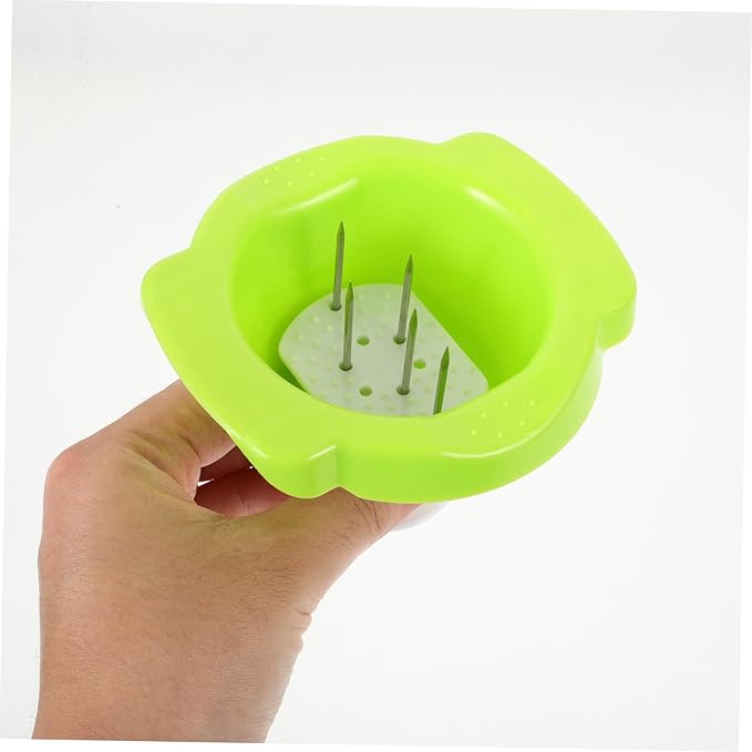 KICHOUSE 2pcs Premium Finger Guard Grater Cutting Guard Anti Grater Finger Slicer Finger Protector Fruit Chopper Finger Protector for Grating Cheese Slicer Green Stainless Steel