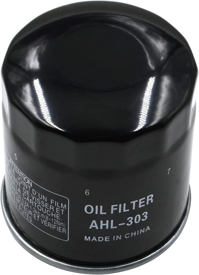 AHL 303 Oil Filter for Yamaha YXR660 Rhino 660 2004-2006 YFM400 KODIAK 400 AUTO 2X4 2000 2001 2003 YFM400 KODIAK AUTO 4X4 2000-2006 YFM400A YFM400F KODIAK 2002
