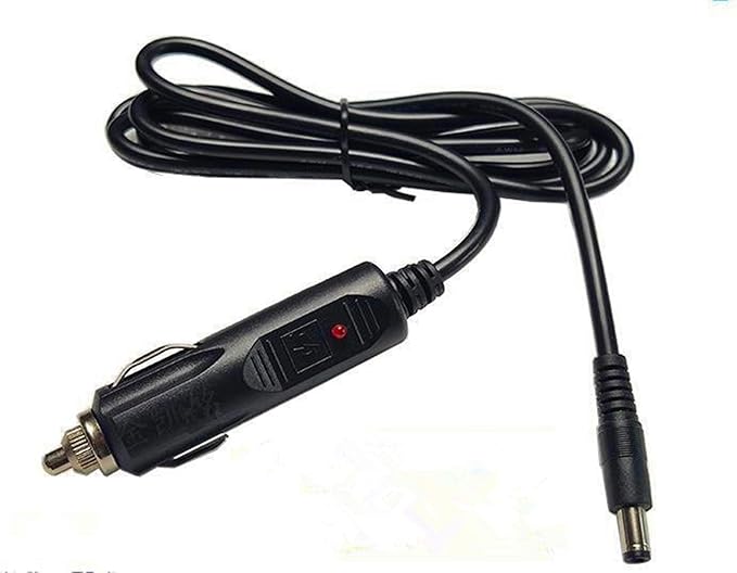 DC 5.5mmx2.1mm Male to 12V 24V Car Cigarette Lighter Male 18AWG Cable DC Charger Extension Power Adapter Cable for Car Truck Bus 4.9Ft