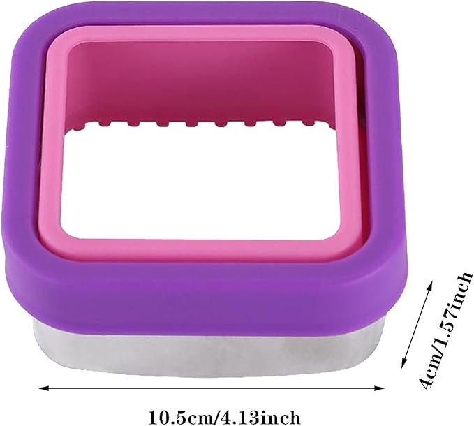 Sandwich Edger Cartoon Cutter Dinosaur Pocket Bread Cutter Children's Sealed Cookies Toddler Food Pick (D, One Size)