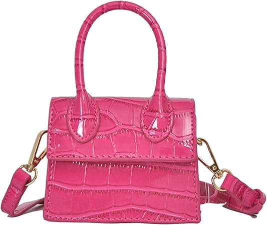 MMKJHNBHQ Women's Mini Handbag Messenger Bag Crocodile Pattern Shoulder Bag