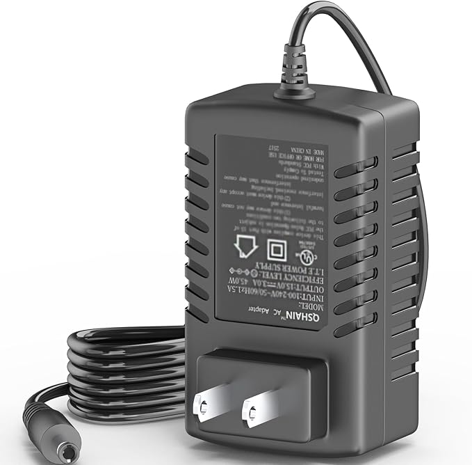 15V Charger for Turtlebox Portable Outdoor Bluetooth Speaker Replacement for Turtlebox Gen 2 and Gen 3 Outdoor Portable Bluetooth 5.0 Speaker Charger Adapter