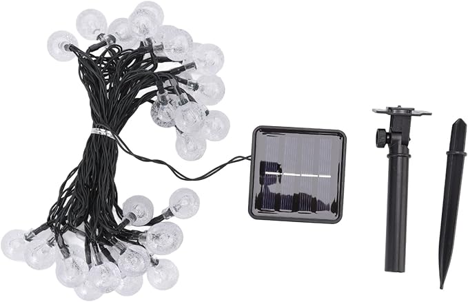 Outdoor Solar String Lights, Waterproof Solar String Lights Enhance Your Outdoor Space with Decorative Solar String Lights(White)