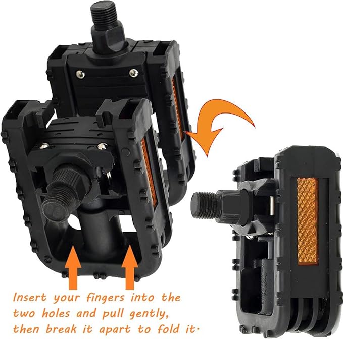 Folding Bike Pedals - 916" Inch Bicycle Pedals Mountain Bikes Road Bicycles Platform Pedals MTB Pedals