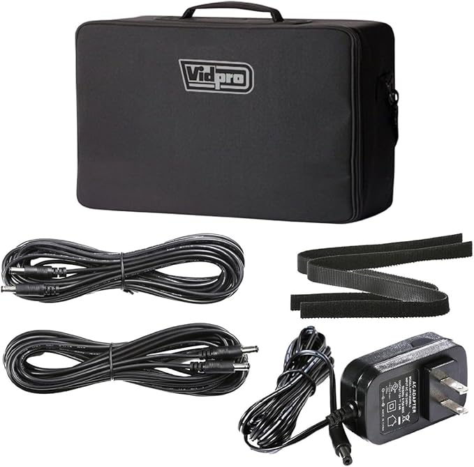 Vidpro MH-430 Motorized Pan & Tilt Gimbal Head - Complete Set Includes Joystick Cables Adapter and Carrying Case - Remote Control Pan Tilt and Rotate DLSR Camcorder Video Equipment Compatible