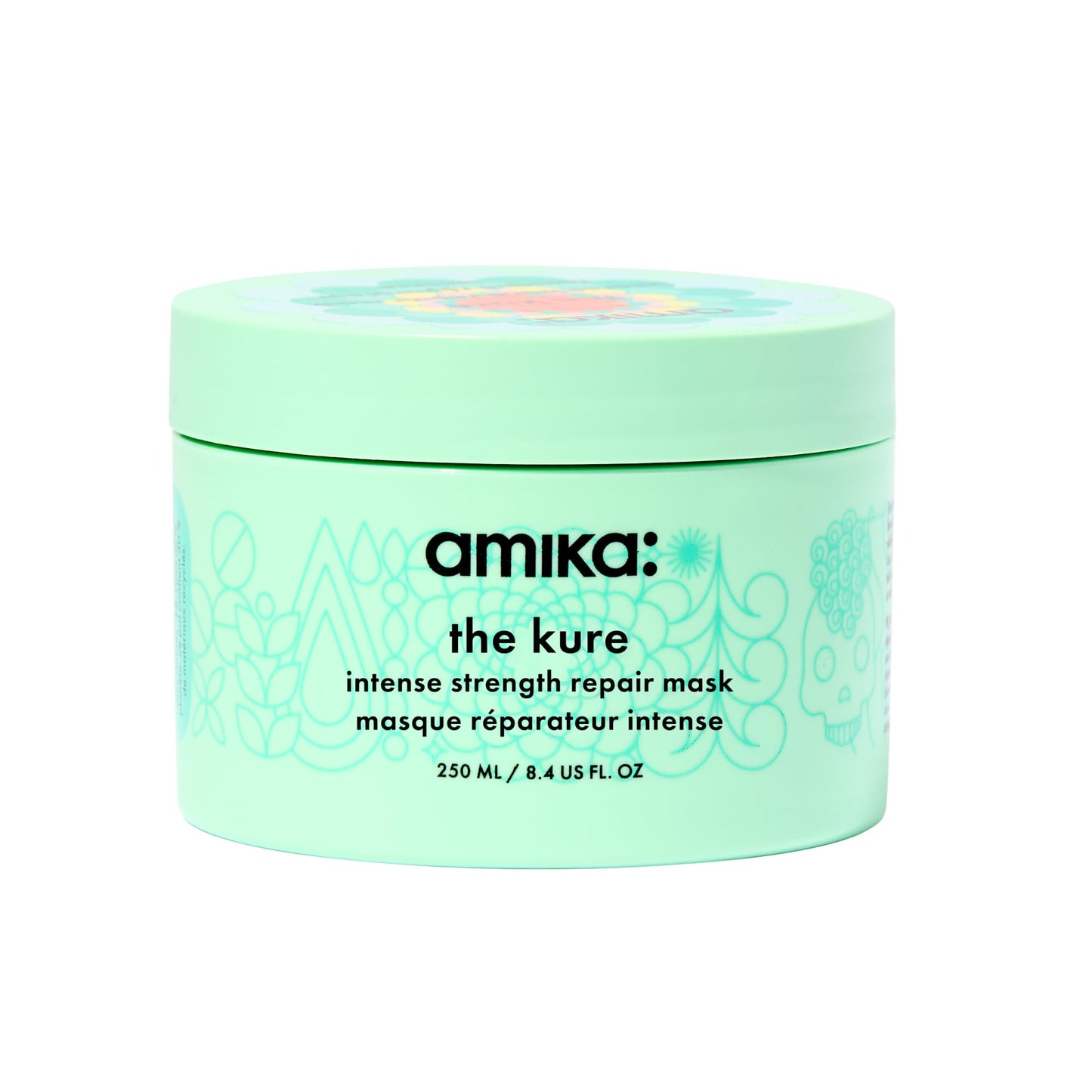 amika the kure intense strength repair mask ( 250ml / 8.4 FL oz )