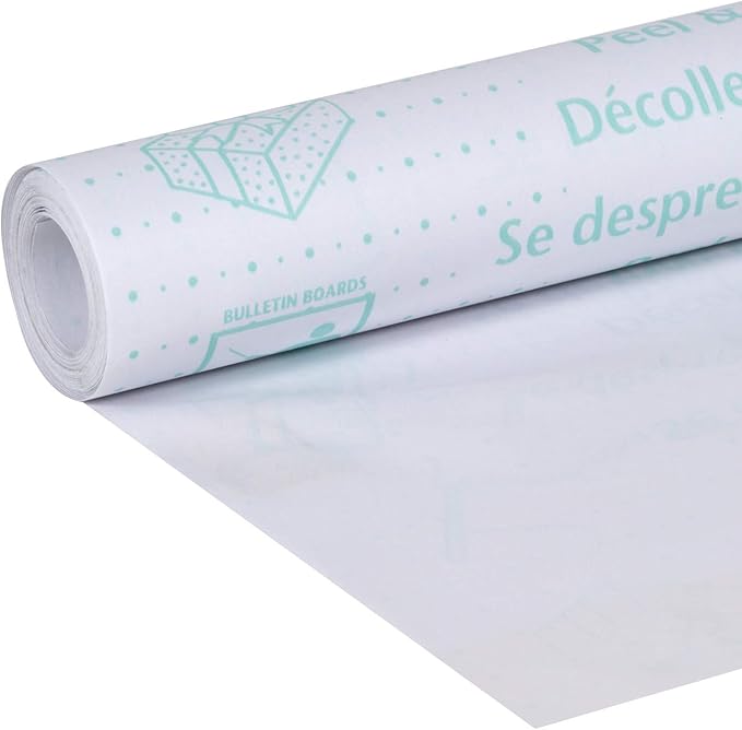 EasyLiner Clear Adhesive Shelf Liner for Cabinets, Cupboards Protective Covering - Peel and Stick Shelf Liner Easy to Cut Fit - Self- Adhesive Removable - 20" x 15 Feet, 1 Roll