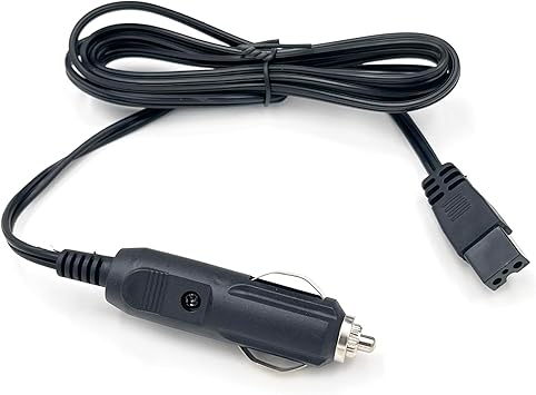 12V DC Car Cooler Power Cable,2 Pin Lead Car Cooler Box Mini Fridge Replacement Portable Extension Cord for Igloo,Wagan,Juggernog Cooler,Car Travel 3M