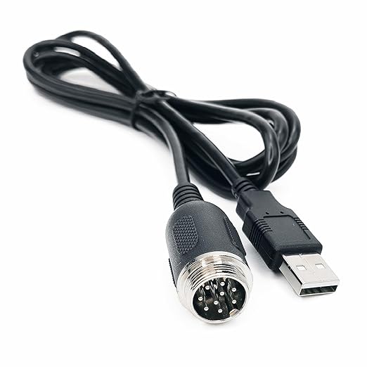 ODO LUCK Connection USB Cable Adapter for Thrustmaster TH8A, Replacement Accessories