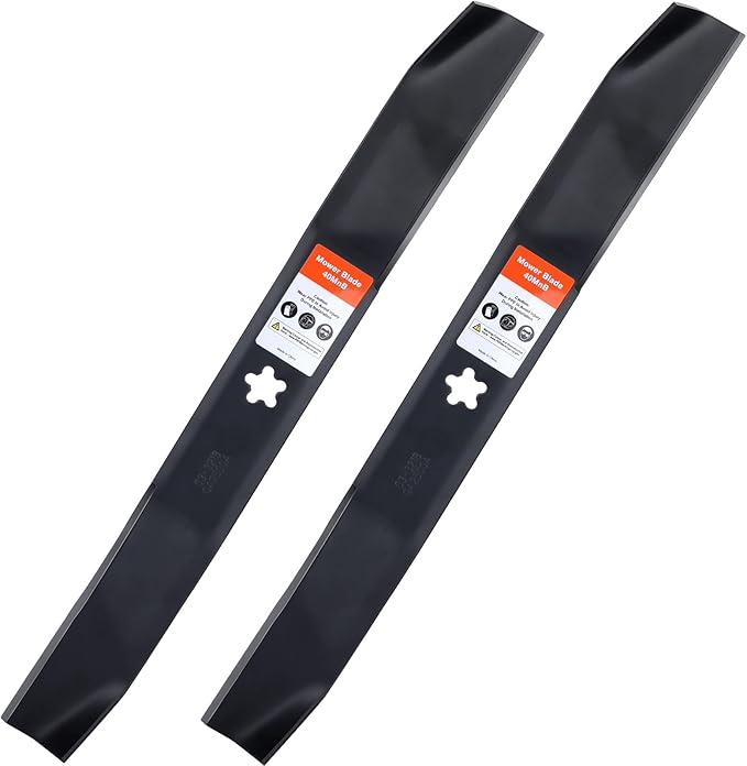 134149 42" Mulching Blade for Craftsman LT2000 LT1000 YS4500 Replace 422719 532134149 Husqvarna Poulan Pro 42 inch Deck Riding Lawn Mower 5 Point Star (2 Pack)