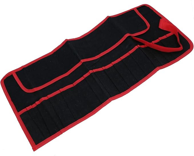 16 Pocket Canvas Tool Storage Roll Holder Mat Belt TE028