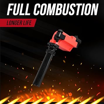1pcs Energy Ignition Coil Compatible with Chrysler Dodge Jeep 300 Durango Magnumi Ram 1500 2500 3500 Grand Cherokee 2003-2005 5.7 V8 56028394AB,56028394AC UF378