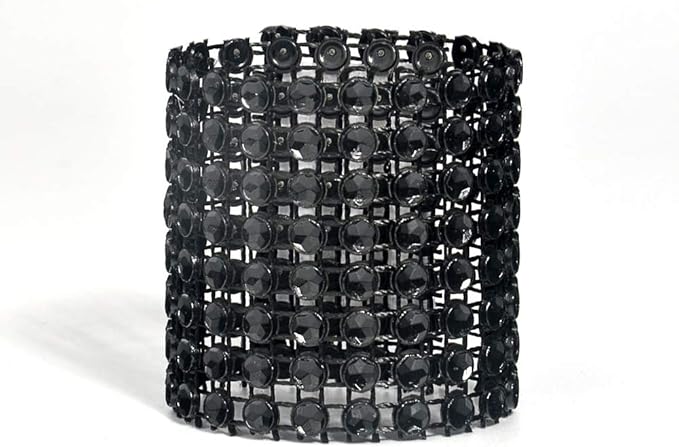 Napkin Rings, Gold Napkin Rings Buckles for Table Decorations, Wedding, Dinner,Party, DIY Decoration,Set of 50 (Black)