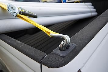 HAMPTON PROD Keeper Keeper - 2" x 16' Heavy Duty Ratchet Tie-Down with Double J-Hooks - 3,333 lbs. Working Load Limit and 10,000 lbs. Break Strength