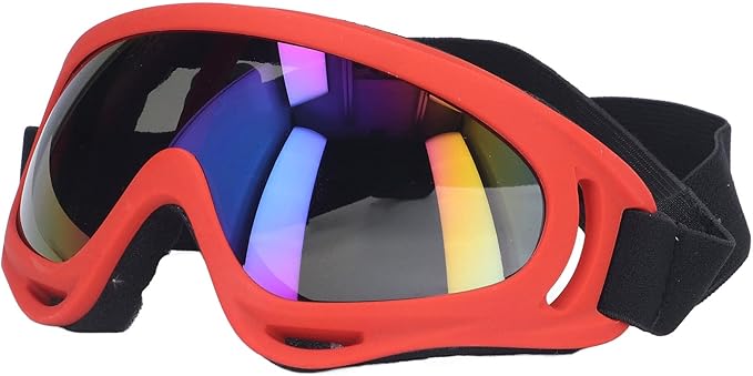 VBESTLIFE Dog Sunglasses, UV Windproof Eye Protective Colorful Lens Large Dog Goggles Glasses